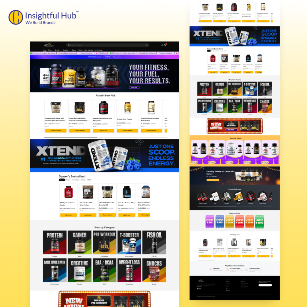 FItfuel-Nutrition website - Insightful Hub